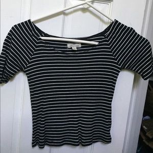Urban Outfitters Black and white stripped top.